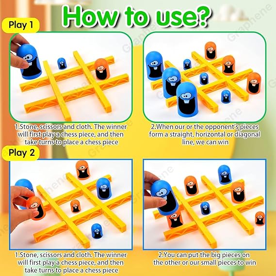 Tic Tac Toe Board Game Strategy Board Games Brain Development Gobble Stack Mind