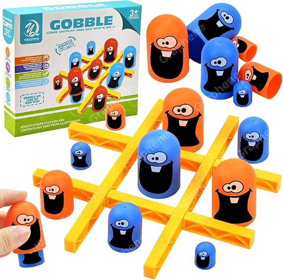 Tic Tac Toe Board Game Strategy Board Games Brain Development Gobble Stack Mind