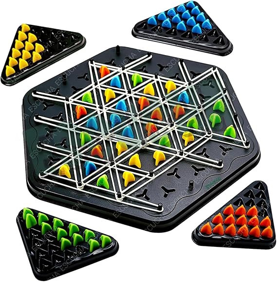 Chain Triangle Chess Game – Triggle Rubber Band Game