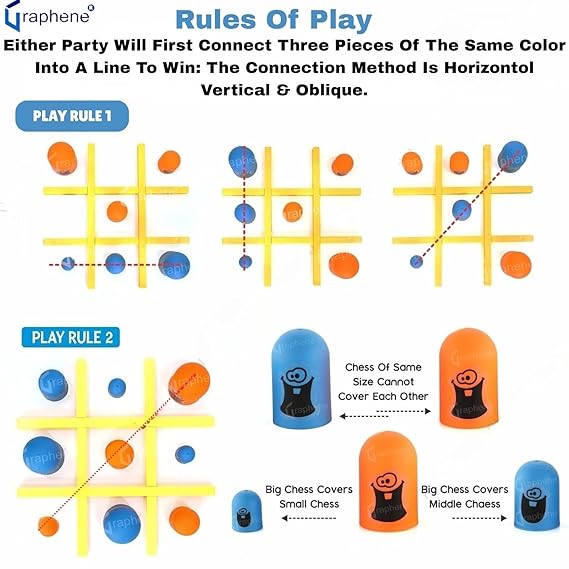 Tic Tac Toe Board Game Strategy Board Games Brain Development Gobble Stack Mind