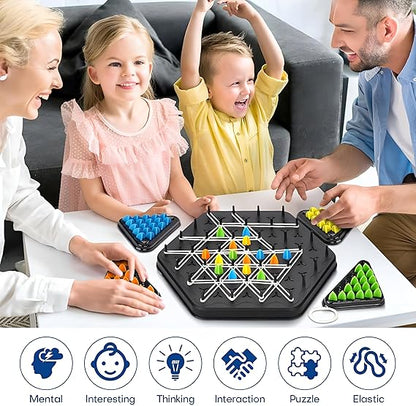 Chain Triangle Chess Game – Triggle Rubber Band Game